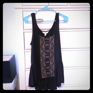Brown tribal/Aztec tank top